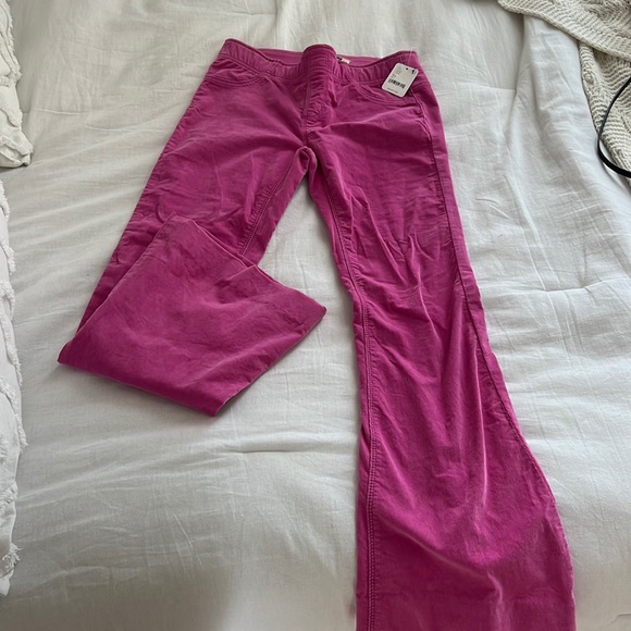 Free People Pants - Pink Free People Bell Bottom Cordory